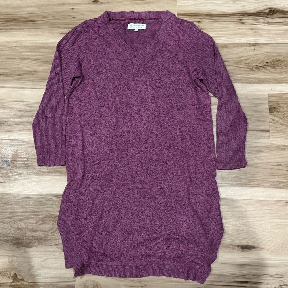 Live Love Lounge Karen Neuburger Purple Sleep Shirt Nightgown Women’s Medium